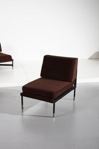 GIAMPIERO VITELLI & TITINA AMMANNATI : Divano e coppia di poltrone per Rossi di Albizzate  - Asta Asta 378 | DESIGN E ARTI DECORATIVE DEL NOVECENTO - DESIGN Online - Associazione Nazionale - Case d'Asta italiane