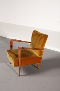 MANIFATTURA ITALIANA : Coppia di poltrone  - Asta Asta 378 | DESIGN E ARTI DECORATIVE DEL NOVECENTO - DESIGN Online - Associazione Nazionale - Case d'Asta italiane