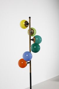 STILNOVO : attribuito. Lampada da terra  - Asta Asta 378 | DESIGN E ARTI DECORATIVE DEL NOVECENTO - DESIGN Online - Associazione Nazionale - Case d'Asta italiane