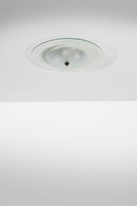 CRISTAL ART - attribuito. Lampada a plafoniera