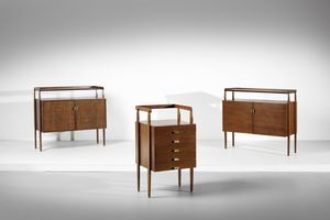 MANIFATTURA ITALIANA - Tre credenze (componibili in una singola)