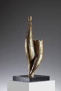 MANIFATTURA ITALIANA - Lampada scultura da tavolo