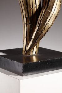 MANIFATTURA ITALIANA : Lampada scultura da tavolo  - Asta Asta 378 | DESIGN E ARTI DECORATIVE DEL NOVECENTO - DESIGN Online - Associazione Nazionale - Case d'Asta italiane