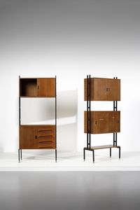 DASSI MOBILI MODERNI : Coppia di librerie  - Asta Asta 378 | DESIGN E ARTI DECORATIVE DEL NOVECENTO - DESIGN Online - Associazione Nazionale - Case d'Asta italiane