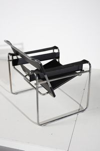 BREUER MARCEL LAJOS (1902 - 1981) : nello stile di. Coppia di poltrone Wassily  - Asta Asta 378 | DESIGN E ARTI DECORATIVE DEL NOVECENTO - DESIGN Online - Associazione Nazionale - Case d'Asta italiane