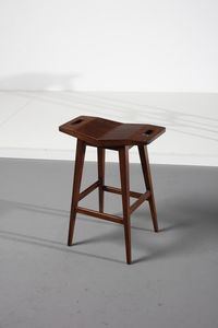 ALCHINI GIULIO (1926 - 1958) : Coppia di sgabelli  - Asta Asta 378 | DESIGN E ARTI DECORATIVE DEL NOVECENTO - DESIGN Online - Associazione Nazionale - Case d'Asta italiane