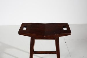 ALCHINI GIULIO (1926 - 1958) : Coppia di sgabelli  - Asta Asta 378 | DESIGN E ARTI DECORATIVE DEL NOVECENTO - DESIGN Online - Associazione Nazionale - Case d'Asta italiane