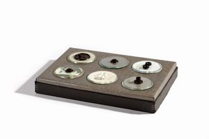 PONTI GIO (1891 - 1979) : Sei interruttori della luce per Hotel paradiso del Cevedale  - Asta Asta 378 | DESIGN E ARTI DECORATIVE DEL NOVECENTO - DESIGN Online - Associazione Nazionale - Case d'Asta italiane