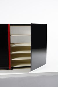 STOPPINO GIOTTO (n. 1926) : Credenza Playcenter per Acerbis  - Asta Asta 378 | DESIGN E ARTI DECORATIVE DEL NOVECENTO - DESIGN Online - Associazione Nazionale - Case d'Asta italiane