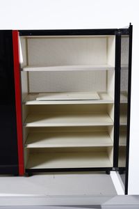 STOPPINO GIOTTO (n. 1926) : Credenza Playcenter per Acerbis  - Asta Asta 378 | DESIGN E ARTI DECORATIVE DEL NOVECENTO - DESIGN Online - Associazione Nazionale - Case d'Asta italiane