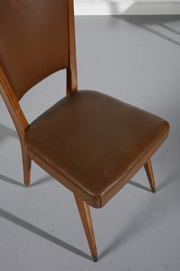 MANIFATTURA ITALIANA : Sei sedie  - Asta Asta 378 | DESIGN E ARTI DECORATIVE DEL NOVECENTO - DESIGN Online - Associazione Nazionale - Case d'Asta italiane