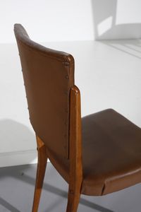 MANIFATTURA ITALIANA : Sei sedie  - Asta Asta 378 | DESIGN E ARTI DECORATIVE DEL NOVECENTO - DESIGN Online - Associazione Nazionale - Case d'Asta italiane