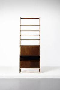 MANIFATTURA ITALIANA : Libreria  - Asta Asta 378 | DESIGN E ARTI DECORATIVE DEL NOVECENTO - DESIGN Online - Associazione Nazionale - Case d'Asta italiane