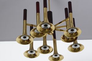 LUMI MILANO : Lampada a sospensione  - Asta Asta 378 | DESIGN E ARTI DECORATIVE DEL NOVECENTO - DESIGN Online - Associazione Nazionale - Case d'Asta italiane
