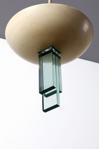 PONTI GIO (1891 - 1979) : attribuito. Lampada a sospensione per Fontana Arte  - Asta Asta 378 | DESIGN E ARTI DECORATIVE DEL NOVECENTO - DESIGN Online - Associazione Nazionale - Case d'Asta italiane