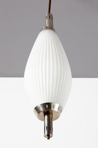LELII ANGELO (1911 - 1979) : attribuito. Lampada a sospensione per Arredoluce  - Asta Asta 378 | DESIGN E ARTI DECORATIVE DEL NOVECENTO - DESIGN Online - Associazione Nazionale - Case d'Asta italiane