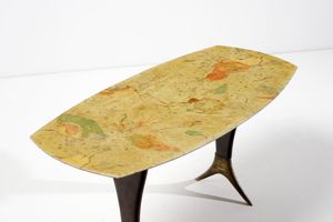 ULRICH GUGLIELMO (1904 - 1977) : attribuito. Tavolo basso  - Asta Asta 378 | DESIGN E ARTI DECORATIVE DEL NOVECENTO - DESIGN Online - Associazione Nazionale - Case d'Asta italiane