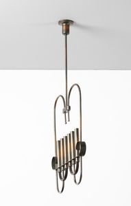 ULRICH GUGLIELMO (1904 - 1977) : Lampada a sospensione per Manifattura Strada, Milano  - Asta Asta 378 | DESIGN E ARTI DECORATIVE DEL NOVECENTO - DESIGN Online - Associazione Nazionale - Case d'Asta italiane