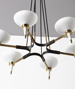 CHIARINI ILLUMINAZIONE : lampada a sospensione  - Asta Asta 378 | DESIGN E ARTI DECORATIVE DEL NOVECENTO - DESIGN Online - Associazione Nazionale - Case d'Asta italiane