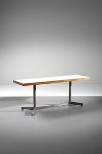 GARDELLA IGNAZIO (1905 - 1999) - attribuito. Tavolo consolle per Olivetti