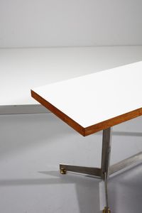 GARDELLA IGNAZIO (1905 - 1999) : attribuito. Tavolo consolle per Olivetti  - Asta Asta 378 | DESIGN E ARTI DECORATIVE DEL NOVECENTO - DESIGN Online - Associazione Nazionale - Case d'Asta italiane