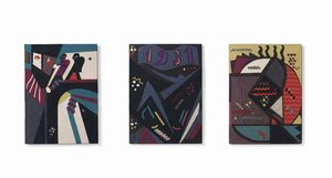 MISSONI OTTAVIO - Tre pannelli per Saporiti Italia