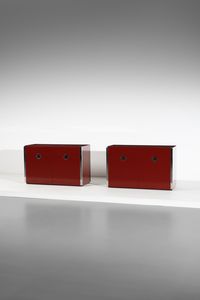 RIZZO WILLY (1928 - 2013) - Coppia di credenze per Mario Sabot