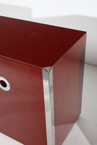 RIZZO WILLY (1928 - 2013) : Coppia di credenze per Mario Sabot  - Asta Asta 378 | DESIGN E ARTI DECORATIVE DEL NOVECENTO - DESIGN Online - Associazione Nazionale - Case d'Asta italiane