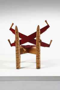 V. BONDARENKO : Poltrona scultura  - Asta Asta 378 | DESIGN E ARTI DECORATIVE DEL NOVECENTO - DESIGN Online - Associazione Nazionale - Case d'Asta italiane