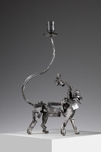 MARSURA SALVINO (n. 1938) - Lampada da tavolo Brutalist