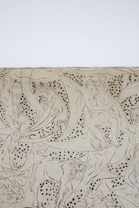 SARTORI AMLETO  (1915 - 1962) : Pannello raffigurante allegorie dei segni zodiacali  - Asta Asta 378 | DESIGN E ARTI DECORATIVE DEL NOVECENTO - DESIGN Online - Associazione Nazionale - Case d'Asta italiane