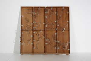 SARTORI AMLETO  (1915 - 1962) : Pannello raffigurante allegorie dei segni zodiacali  - Asta Asta 378 | DESIGN E ARTI DECORATIVE DEL NOVECENTO - DESIGN Online - Associazione Nazionale - Case d'Asta italiane