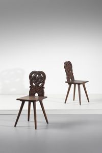 MANIFATTURA ALSAZIANA - Coppia di sedie