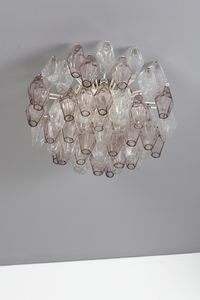SCARPA CARLO (1906 - 1978) : Lampada a sospensione Poliedri per Venini  - Asta Asta 378 | DESIGN E ARTI DECORATIVE DEL NOVECENTO - DESIGN Online - Associazione Nazionale - Case d'Asta italiane