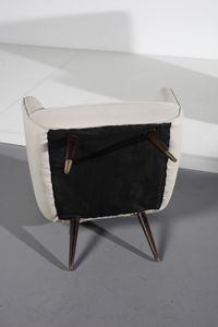 MANIFATTURA ITALIANA : Coppia di poltrone  - Asta Asta 378 | DESIGN E ARTI DECORATIVE DEL NOVECENTO - DESIGN Online - Associazione Nazionale - Case d'Asta italiane