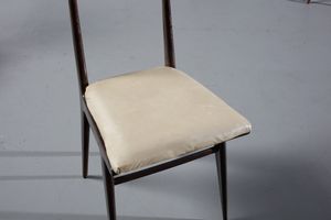 MANIFATTURA ITALIANA : Sei sedie  - Asta Asta 378 | DESIGN E ARTI DECORATIVE DEL NOVECENTO - DESIGN Online - Associazione Nazionale - Case d'Asta italiane