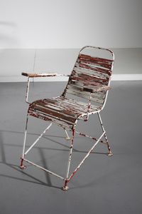 MANIFATTURA ITALIANA : Tavolo e quattro sedie  - Asta Asta 378 | DESIGN E ARTI DECORATIVE DEL NOVECENTO - DESIGN Online - Associazione Nazionale - Case d'Asta italiane