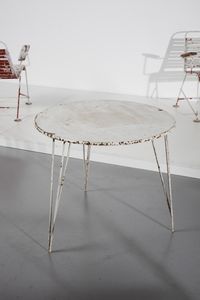 MANIFATTURA ITALIANA : Tavolo e quattro sedie  - Asta Asta 378 | DESIGN E ARTI DECORATIVE DEL NOVECENTO - DESIGN Online - Associazione Nazionale - Case d'Asta italiane