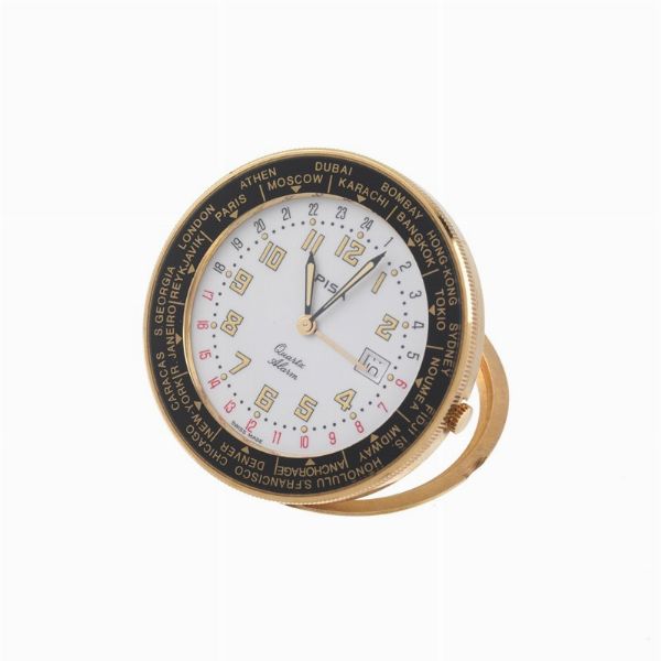 PISA SVEGLIA DA TAVOLO  - Asta Orologi e penne - Associazione Nazionale - Case d'Asta italiane