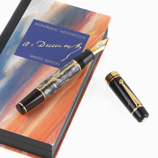 MONTBLANC : MONTBLANC "ALEXANDRE DUMAS" SERIE SCRITTORI EDIZIONE LIMITATA PENNA STILOGRAFICA N. 9663/20000 ANNO 1996  - Asta Orologi e penne - Associazione Nazionale - Case d'Asta italiane