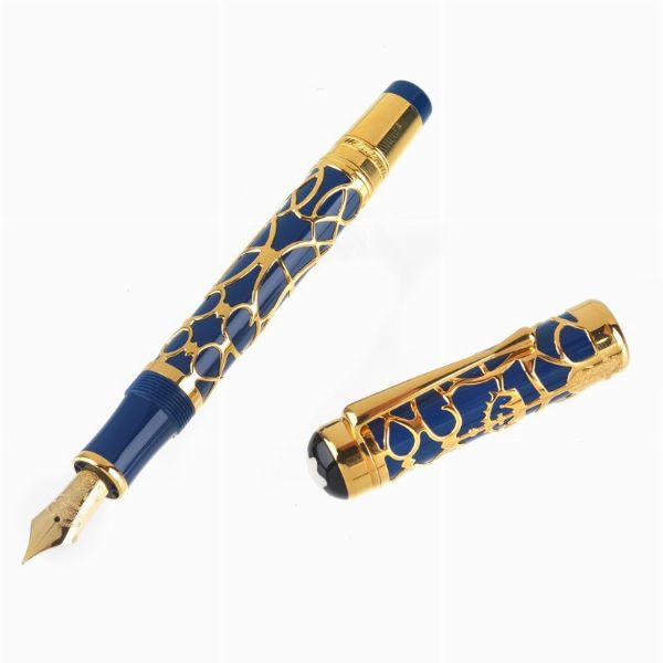 MONTBLANC "THE PRINCE REGENT" PENNA STILOGRAFICA SERIE PATRON OF ART EDIZIONE LIMITATA N. 2335/4810 ANNO 1995  - Asta Orologi e penne - Associazione Nazionale - Case d'Asta italiane