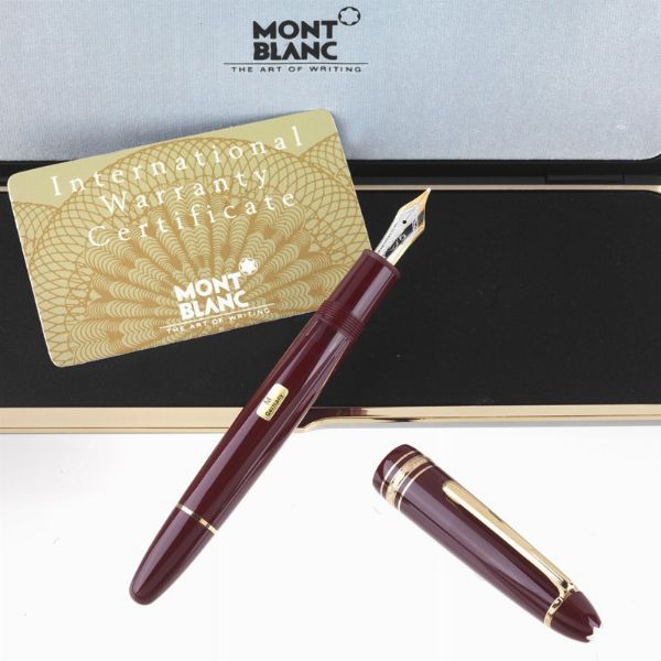 MONTBLANC : MONTBLANC MEISTERSTÜCK 4810 N. 146 PENNA STILOGRAFICA  - Asta Orologi e penne - Associazione Nazionale - Case d'Asta italiane