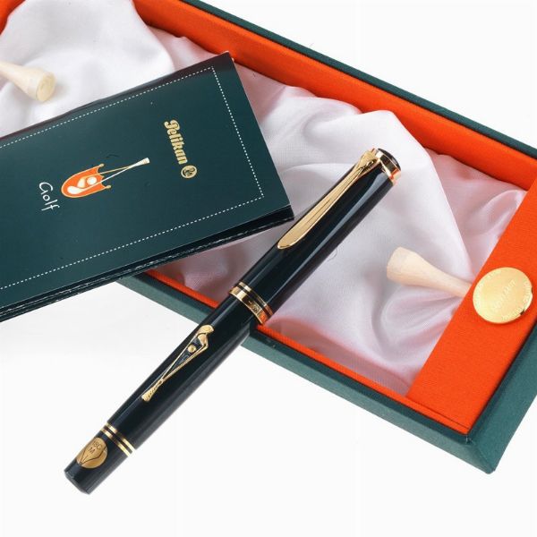 PELIKAN GOLF PENNA STILOGRAFICA EDIZIONE LIMITATA N. 4022/4500  - Asta Orologi e penne - Associazione Nazionale - Case d'Asta italiane