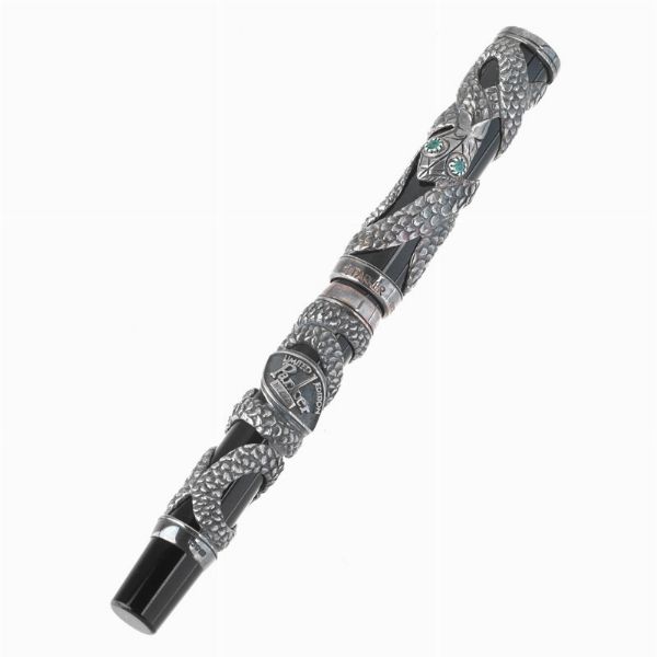 PARKER SNAKE PENNA STILOGRAFICA EDIZIONE LIMITATA N. 0673/5000 ANNO 1997  - Asta Orologi e penne - Associazione Nazionale - Case d'Asta italiane