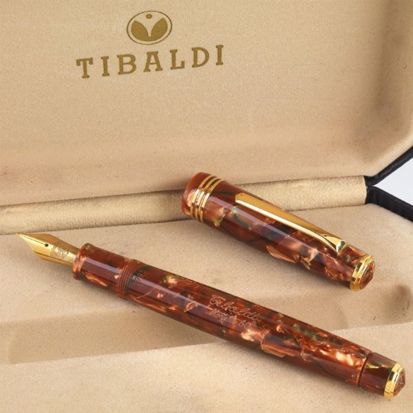 TIBALDI MODELLO 60 PENNA STILOGRAFICA ANNO 1995  - Asta Orologi e penne - Associazione Nazionale - Case d'Asta italiane