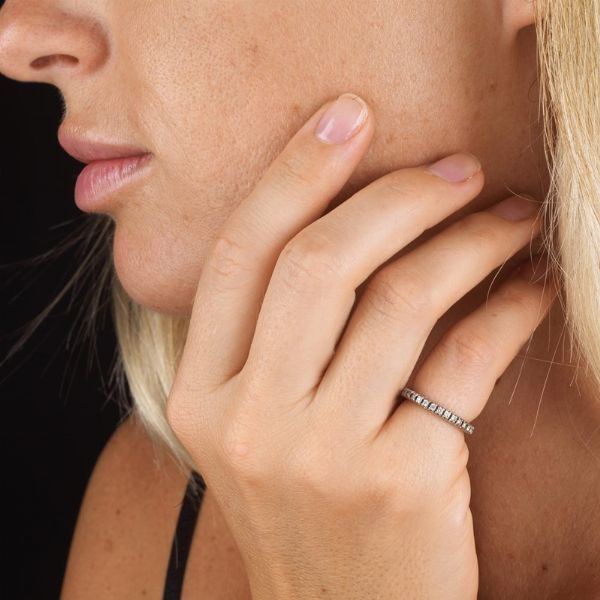 FEDINA DI DIAMANTI  - Asta Gioielli  - Associazione Nazionale - Case d'Asta italiane