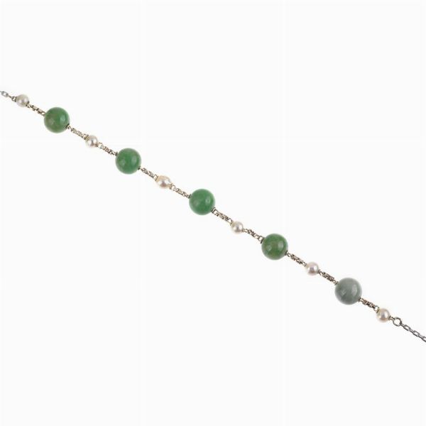 COLLANA CON PERLE E PIETRE DURE  - Asta Gioielli  - Associazione Nazionale - Case d'Asta italiane