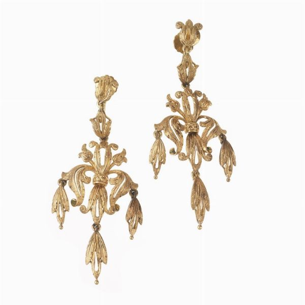 PAIO DI ORECCHINI PENDENTI  - Asta Gioielli  - Associazione Nazionale - Case d'Asta italiane