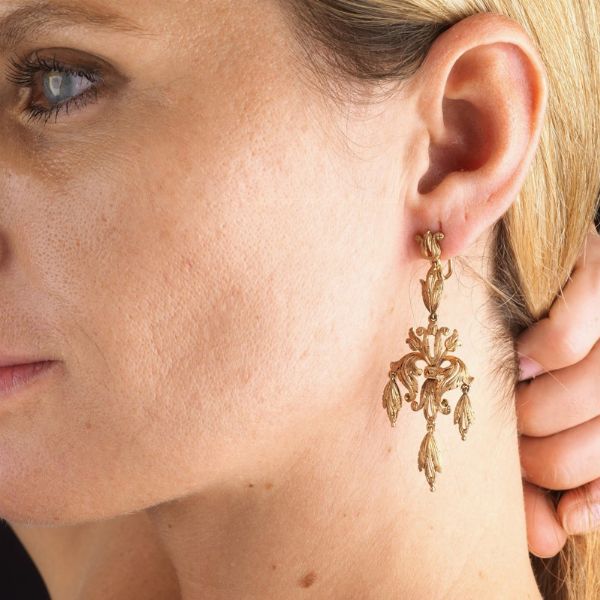 PAIO DI ORECCHINI PENDENTI  - Asta Gioielli  - Associazione Nazionale - Case d'Asta italiane