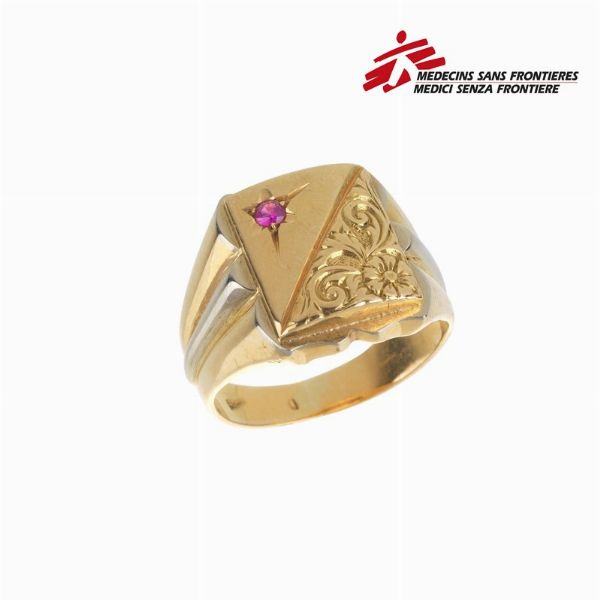 ANELLO CHEVALIER  - Asta Gioielli  - Associazione Nazionale - Case d'Asta italiane